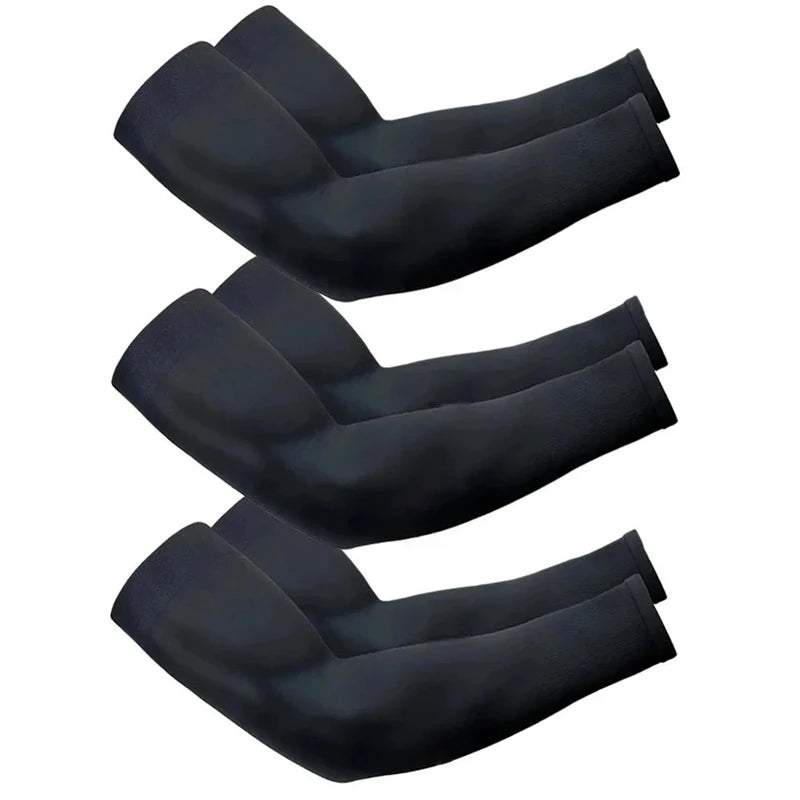 3 Pairs Summer UV Arm Sun Sleeves Sun Protection Sleeves Protective Gear Breathable Outdoor Adventures Hiking Summer Activities