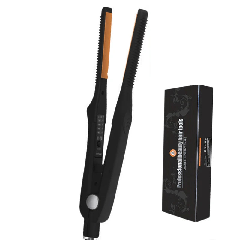Hair Straightener And Curler 2 in 1 Ceramic Tourmaline Twist Straightening Curling Hair Styling Flat Iron Tool Dual Voltage