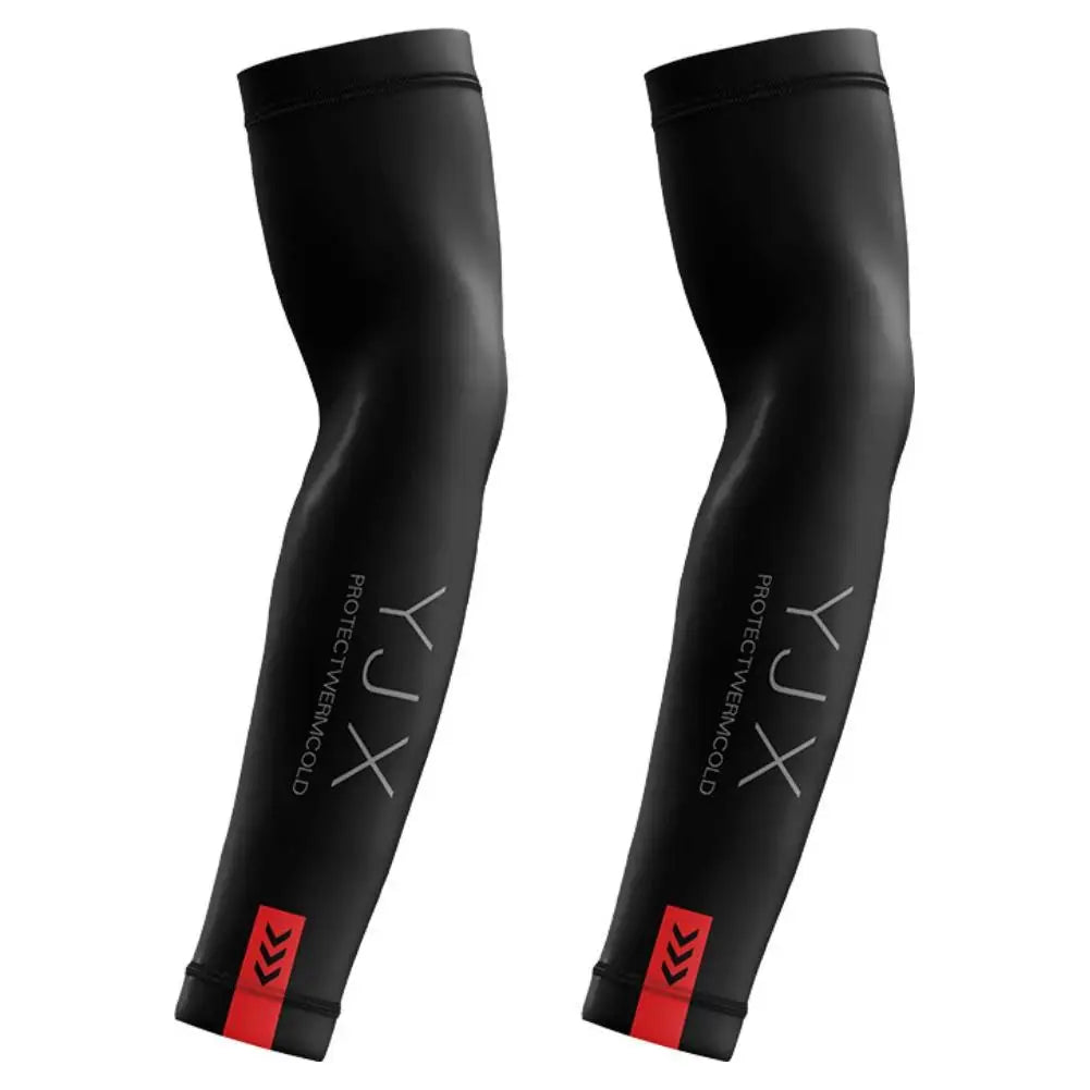 Ice Silk Cooling Arm Sleeves UPF 50+ Sun Protection Thermal Regulating Fibers Breathable for Cycling Hiking Motorcycle