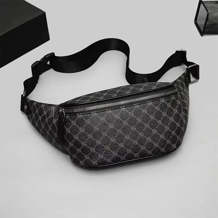 Favorable Price Printed Bags for Men Genuine Leather Men's Waterproof Cross-body Bag Men's Chest Bags Designer