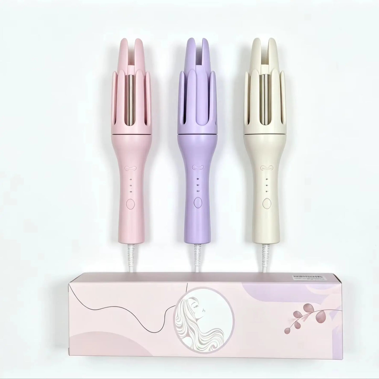 Automatic Hair Curler with 3 Temperature Settings, Auto Shut-Off Function, Electric Curling Iron for Smooth & Frizz-Free Hairsty