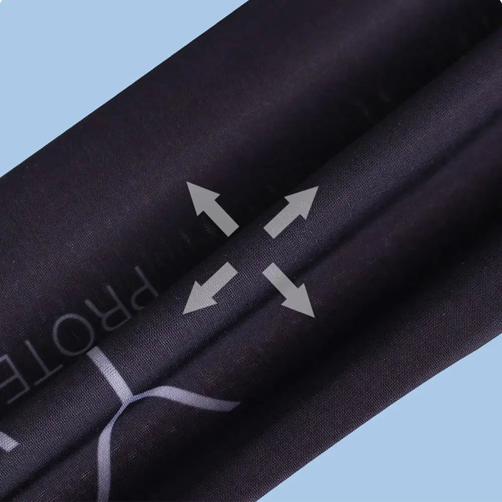 Ice Silk Cooling Arm Sleeves UPF 50+ Sun Protection Thermal Regulating Fibers Breathable for Cycling Hiking Motorcycle