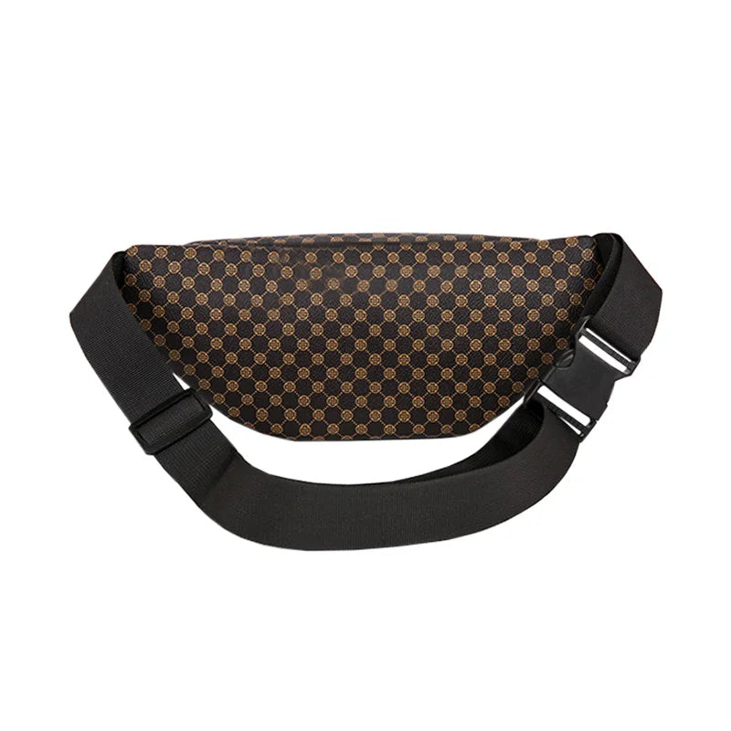 Trendy Women's Multi-color Patterned Waist Bag Stylish Design for Daily Use Outdoor Trips Multi-pocket Versatile Practical Bag