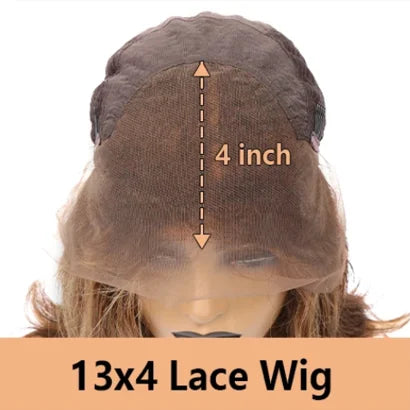 Remy Hair Highlight P4/27 Human Straight Wig 13x4 13x6 HD Transparent Lace Frontal Wigs Pre Plucked 200% Density Women Remy Hair