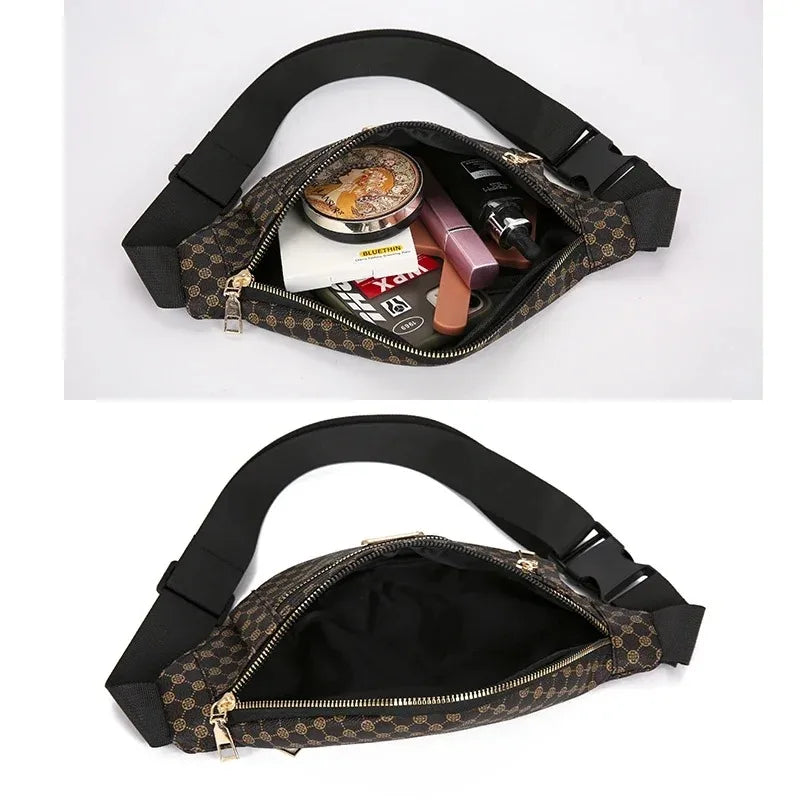 Men's Fanny Pack Unisex Lightweight Sports Cycling Waist Bag Classic Small Shoulder Bags for Man Belt Pouch Phone Chest Bag Male