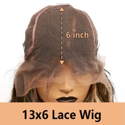Remy Hair Highlight P4/27 Human Straight Wig 13x4 13x6 HD Transparent Lace Frontal Wigs Pre Plucked 200% Density Women Remy Hair