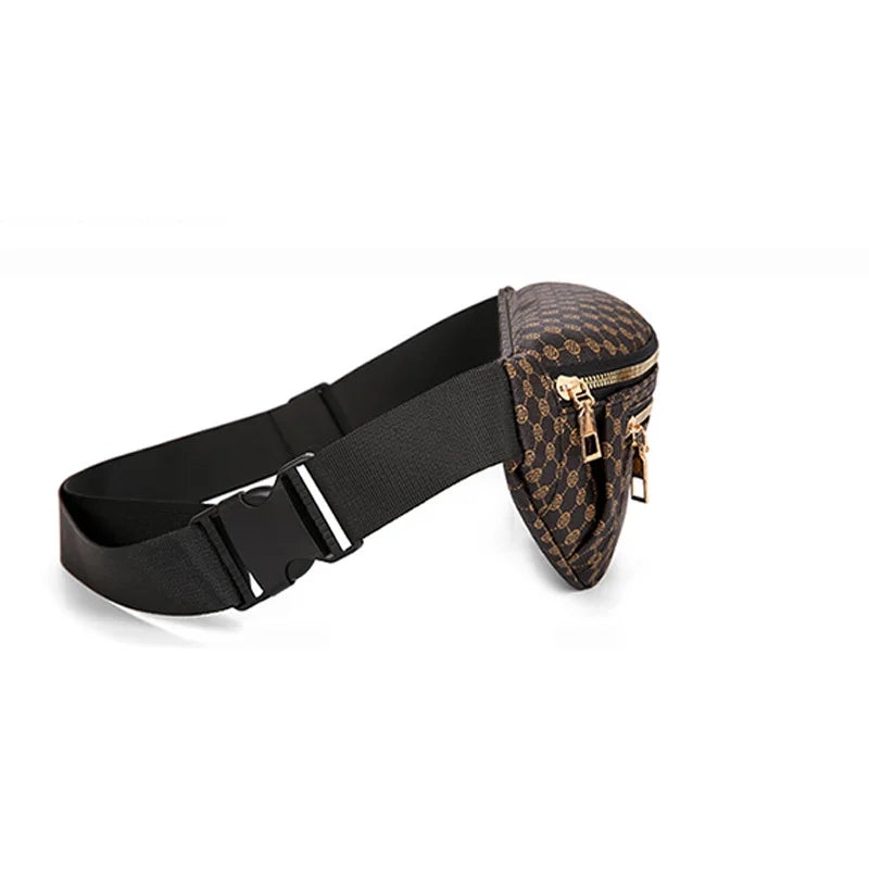 Practical Versatile Patterned Waist Bag Multi-Color Adjustable-Strap Lightweight for Daily Use Casual Functional Stylish Bag