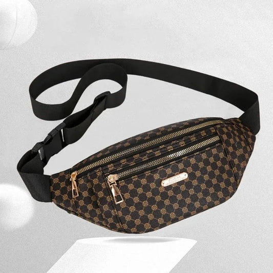 Men's Fanny Pack Unisex Lightweight Sports Cycling Waist Bag Classic Small Shoulder Bags for Man Belt Pouch Phone Chest Bag Male