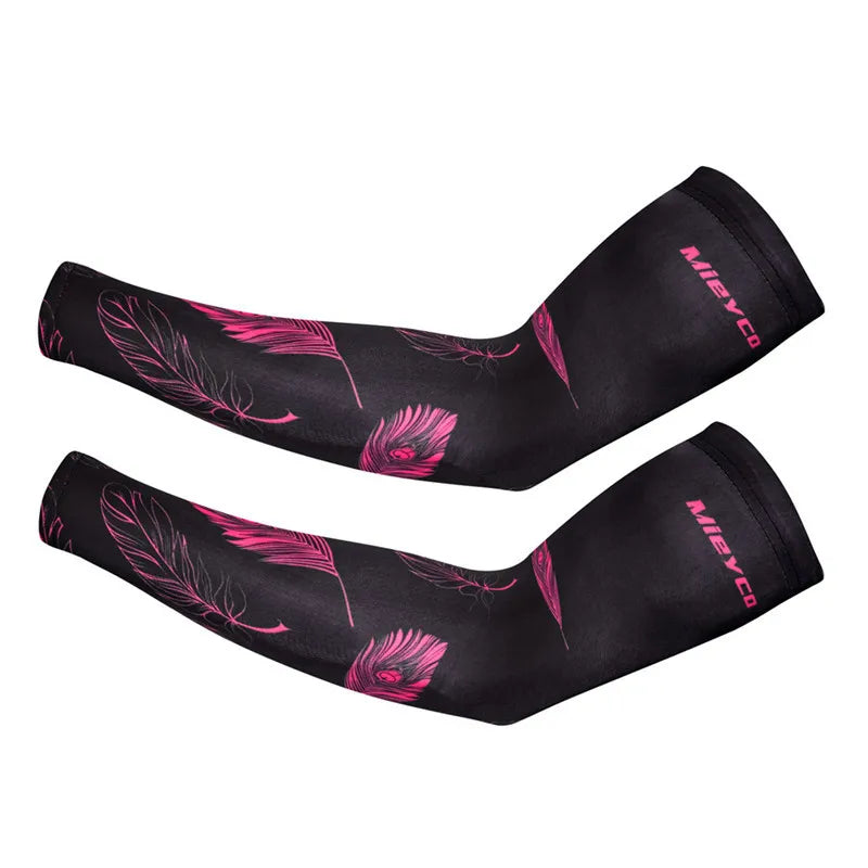 1Pair Breathable Quick Dry mangas para brazo solar uv Basketball Elbow Pad Fitness Armguards Sports Cycling Arm Warmers  mangas