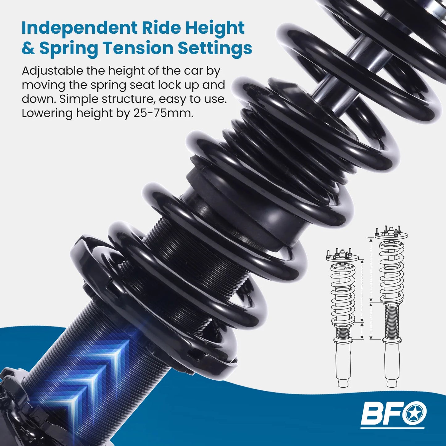 BFO Coilovers Suspension Kit For Subaru BRZ (ZN6/ZC6) Toyota 86 GT86 2012-20