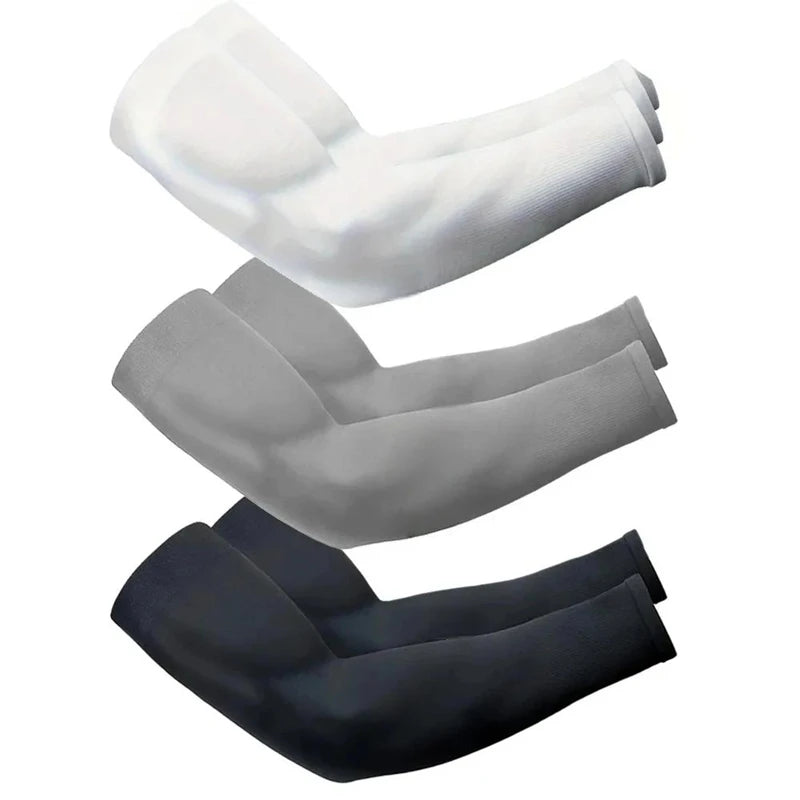 3 Pairs Summer UV Arm Sun Sleeves Sun Protection Sleeves Protective Gear Breathable Outdoor Adventures Hiking Summer Activities