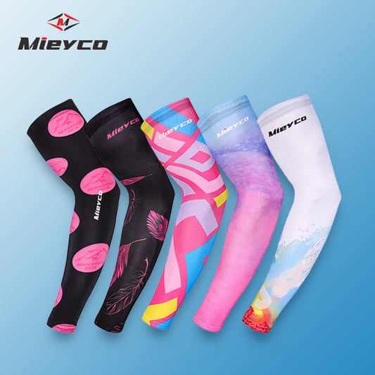 1Pair Breathable Quick Dry mangas para brazo solar uv Basketball Elbow Pad Fitness Armguards Sports Cycling Arm Warmers  mangas