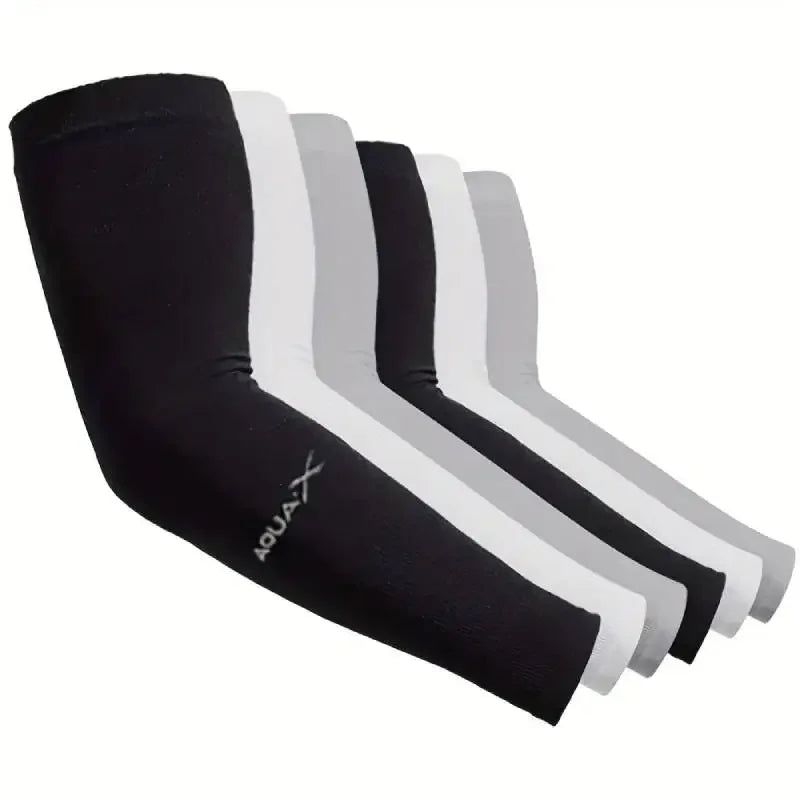 3Pairs Breathable Sun Protection Sleeves - Breathable & UV Protective Gear for Outdoor Adventures，Sports, Driving